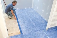 Film imperméable en polyéthylène et polypropylène (PP-PE-PP) de 0,6 mm et 0,8 mm pour sous-couche de carrelage, revêtement de sol, tissu PE et ruban de douche