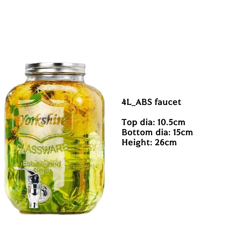 Robinet ABS transparent 4L