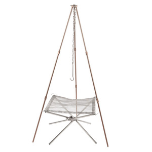 Otros Camping al <span class=keywords><strong>aire</strong></span> libre <span class=keywords><strong>de</strong></span> aluminio ajustable plegable cocina colgando trípode colgando <span class=keywords><strong>olla</strong></span> soporte - Product Image 1