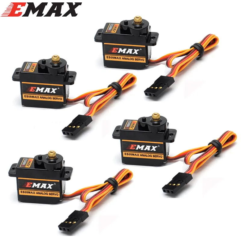 EMAX ES08MA II 12g Mini Metal Gear Analog Servo for RC Car Boat Helicopter Airplane Toy Parts