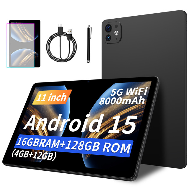 Cost Effective 11 Inch Android15 Touch Screen Tablet 1280 800 Display 16+ 128GB 8000Mah 5MP 13MP Camera 5G Wifi Oem Available