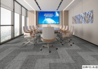 Usine en gros de bonne qualité grand modulaire 50x50 peler bâton tapis carreaux motif moderne Puzzle pour salon bon pour la maison