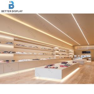 Nội thất đồ nội thất cô gái Giày Giày giá giày Kệ hiển thị giày dép hiển thị đứng Giày & Túi hiển thị Showcase - Product Image 1