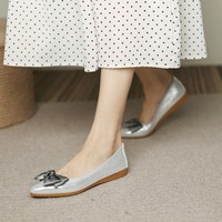 Chaussures décontractées pour femmes en gros directement de l'usine, chaussures plates à bout pointu, chaussures décontractées de créateurs