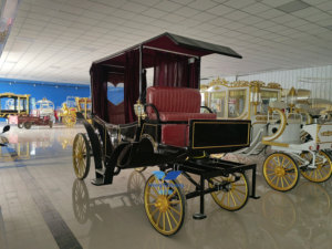 Cina carretti cavalli elettrici carrozza cavalli reali carrozza auto turistica - Product Image 6
