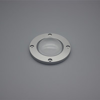 50mm 90 degrés Cob Led diffuseur de lumière verre optique Plano lentille convexe