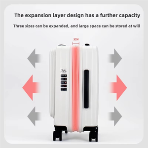 Alla moda Anti-caduta borsa da viaggio Spinner ruote TSA lucchetto materiale impermeabile per studenti-valigia presa di fabbrica - Product Image 2