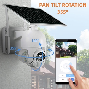 3MP <strong>Auto</strong> Tracking Battery Powered Floodlight Sim Card 4G Outdoor Solar Color Night Vision <strong>Motion</strong> <strong>Detection</strong> PTZ IP CCTV Camera - Product Image 6