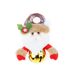 Ensemble d'ornements en peluche de Noël Cloches Père Noël Bonhomme de neige Renne Arbre Décorations Festive Noël Ornements suspendus pour décor de vacances - Product Image 2