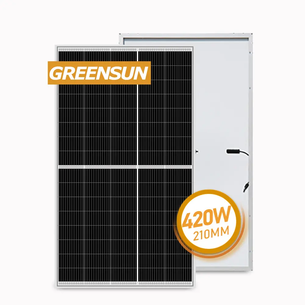 Panel solar 80cells 12BB half cut mono 400W 405W 410W 415W 420W solar roof tiles photovoltaic for solar power system