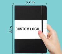 Diario Personalizado con Tapa Dura A5, Páginas Rayadas, Cuaderno de Cuero PU, MOQ Pequeño