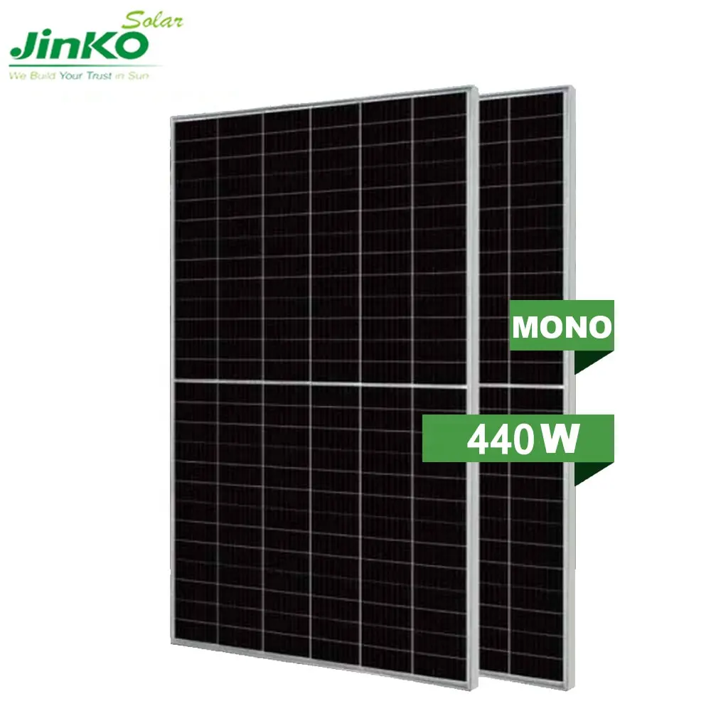 מכירה לוהטת Jinko פנלים סולאריים 440w חצי תא מונו Pv פנל סולארי עבור בית