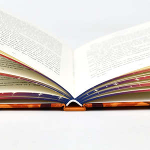 Libro de Papel de Arte con Tapas Duras y Bordes Pintados Personalizados, Impresión de Novelas Románticas, Encuadernación Cosida, Edición Especial de Lujo, con Película Protectora - Product Image 6