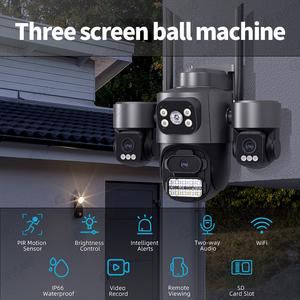 Cámara PTZ WiFi de Triple Pantalla ICsee con Visión Nocturna y Detección de Movimiento, Impermeable IP66, Seguimiento Automático, Seguridad para el Hogar, 360 - Product Image 6