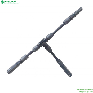 NSPV 迷你分支连接器太阳能 <span class=keywords><strong>T</strong></span> 型分支电缆组件 <span class=keywords><strong>IP67</strong></span> 防水 1500V DC 20A 太阳能线束 - Product Image 3