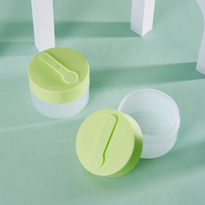 100ml PP nhựa sang trọng rỗng mặt kem cơ thể lọ màu xanh lá cây biểu tượng tùy chỉnh Lotion lọ <span class=keywords><strong>container</strong></span> với muỗng - Product Image 6