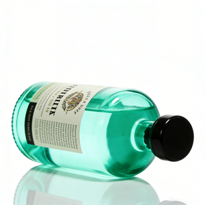 Bouteilles de sirop aromatisé au vin et au <span class=keywords><strong>cidre</strong></span> sans <span class=keywords><strong>alcool</strong></span>, décoration personnalisée, 500 ml, 700 ml, 750 ml, bouteille en verre pour gin sec avec bouchons en bois - Product Image 2