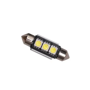 Relyus High-brightness LED Double Pointed Lights 5050 3SMD 31 36MM Car Roof Lamp Reading Lamp Auto Lighting Accessories