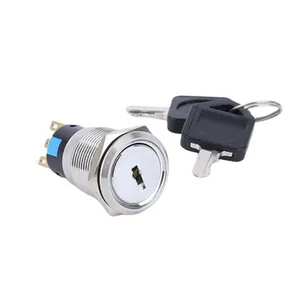 BL-JS-22MZ8-FT-XX-XX=XS steel waterproof switch electrical rotary selector push universal key switch