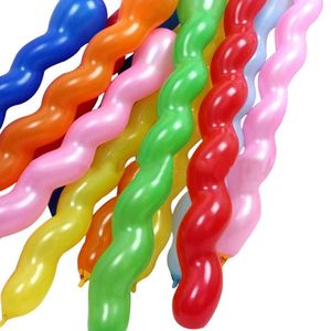 Lot de 10/20/30 ballons en latex torsadés en spirale, épais et longs, en forme de bande, pour fournitures de fête, jouets gonflables - Product Image 3