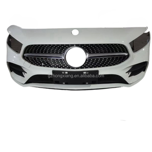 El conjunto de parachoques delantero <span class=keywords><strong>rojo</strong></span> <span class=keywords><strong>Mercedes</strong></span> Clase A W177 2011-2018 es adecuado para los faros delanteros A200 Grille A260 y la luz antiniebla <span class=keywords><strong>A180</strong></span> - Product Image 2