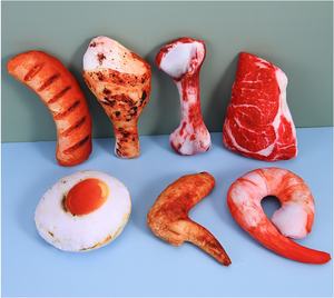 Ventes chaudes, jouets pour chats en forme d'œuf, fruits, légumes, aliments, avec <span class=keywords><strong>de</strong></span> l'herbe à chat, jouet en peluche pour chat personnalisé, vente en gros - Product Image 5