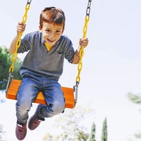 Siège de balançoire en bois rustique pour adultes enfants balançoire d'arbre suspendue pour une utilisation intérieure et extérieure pour cour de gymnastique arrière-cour meubles d'extérieur