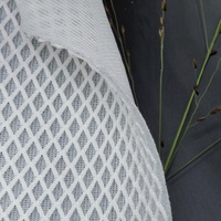 Tissu en maille 3D respirant 100 % polyester, épais, 145 cm, pas cher, pour vêtements de filles