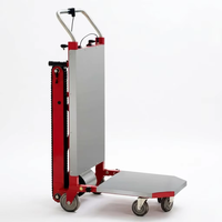 Carretilla Eléctrica para Subir Escaleras de 500 kg de Capacidad, con Batería, 1000 W, 48 V, 72 Ah, Herramienta para el Transporte de Materiales
