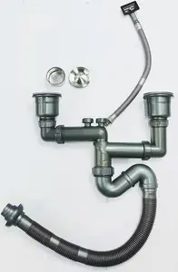 T Plastic Drain Pipe Wash Basin Wall Drainer Space Saving Drainer Kitchen Waste Hose Sink Siphon Kitchen Sink Strainer