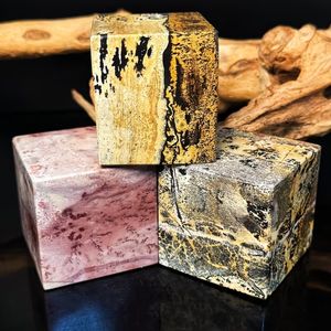 Vente chaude de cube de pierre de peinture chinoise - Bloc décoratif en cristal naturel en gros - Product Image 4