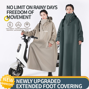เสื้อกันฝนสำหรับผู้ใหญ่เสื้อแขนยาว XL เสื้อกันฝนแบตเตอรี่สำหรับเดินป่า - Product Image 4