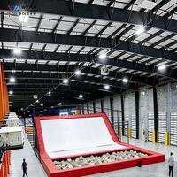Edificio de Estructura de Acero de Vano Abierto Personalizado, Pista de Patinaje sobre Hielo de Bajo Mantenimiento, Centro Deportivo de Estructura de Acero Multiusos