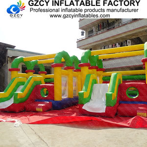 Château plein d'entrain gonflable commercial Combo Bounce House Château sautant pour enfants 0.55mm PVC Certifié CE Portable pour - Product Image 3