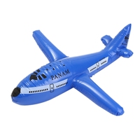 Petit avion publicitaire gonflable télécommandé avec impression personnalisée, 50 cm, utilisation en extérieur, matériau PVC de 0,18 mm d'épaisseur