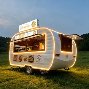 Mobile Food Trailer Europe Standard Food Truck Mobile Kitchen Catering Trailert Ice Cream Trailer Mobile Coffee Cart - Product Image 3