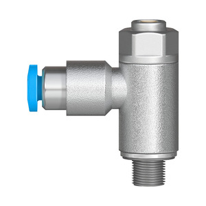   Válvula de aceleración unidireccional de 1/4 pulg. con conexión rápida para válvulas de control de gas - Product Image 3