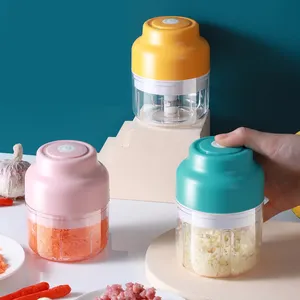Hot Selling Mini wiederauf ladbare Küchen mixer Drahtlose tragbare Blende Küchenmaschine Chopper Mincer Mixer für Fleisch