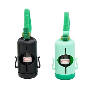 OEM & ODM Vente en gros Sac distributeur de déjections réutilisable pour chien et chat avec 1 rouleau de déjections de chien 15 sacs pour la marche en plein air - Product Image 2