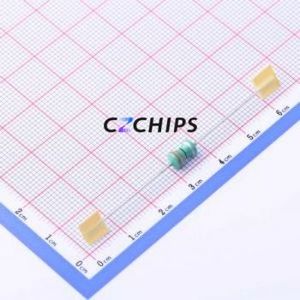 Inductor de Anillo de Color YAL0510-330K / Componente de Orificio Pasante (THT), D5xL12mm 33uH 10% 370mA 750mOhm - Product Image 1