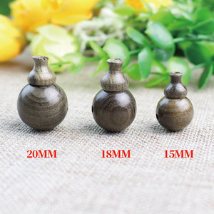 Wood <b>Beads</b> Mixed Shapes For Bracelet Making Wooden Buddha Head DIY Jewelry Materials Tree Wood Grain Pattern - Product Image 2