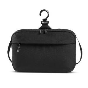 Trousse de Toilette Suspendue Personnalisée en Tissu Oxford Résistant à l'Eau avec Fermeture Éclair Grande Capacité pour Hommes, Idéale pour les Voyages d'Affaires - Product Image 1