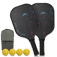 Usine de fabrication de raquettes de pickleball en stock, durables et imperméables, couleurs et logos personnalisables