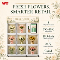 Máquina Expendedora de Flores Frescas con Sistema de Refrigeración para Centros Comerciales y Hoteles