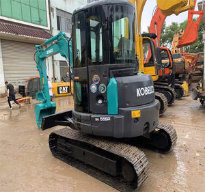 Mini pelle sur chenilles d'occasion d'origine japonaise 5 tonnes SK55 pour Kobelco avec roulements Kawasaki, service après-vente de 2 ans - Product Image 2