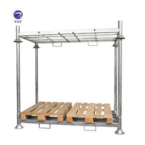 Système de <span class=keywords><strong>rack</strong></span> portable Magasin de conception en acier durable Deux palettes Optimiser en toute sécurité la logistique d'entrepôt Empilable Double Manurack - Product Image 2