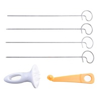 Couteau à Trancher les Pommes de Terre, Brochettes, Trancheuse à Pommes de Terre Tornado Manuelle, Coupe-Pommes de Terre en Spirale, Outils de Cuisine