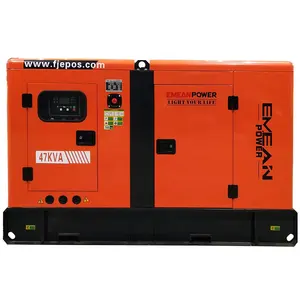 Juego de generador eléctrico diesel silencioso, trifásico, 220/380V, 50Hz, 20kW/25kVA