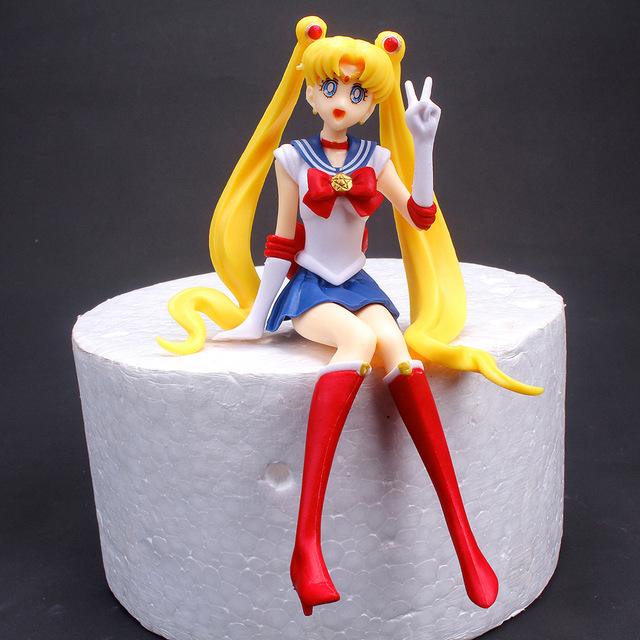 Best Selling Japanese Anime Soldier Sailor Moon PVC Cartoon Figure Market's Top Car Collection Toy Price Limited Time Promotion