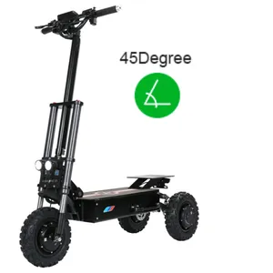 Iyi fiyat 60V 3600W 3 tekerlekli scooter elektrikli scooter ayağa uyarı ışığı gitmek kurulu elektrikli skuter bisiklet yetişkin için kargo